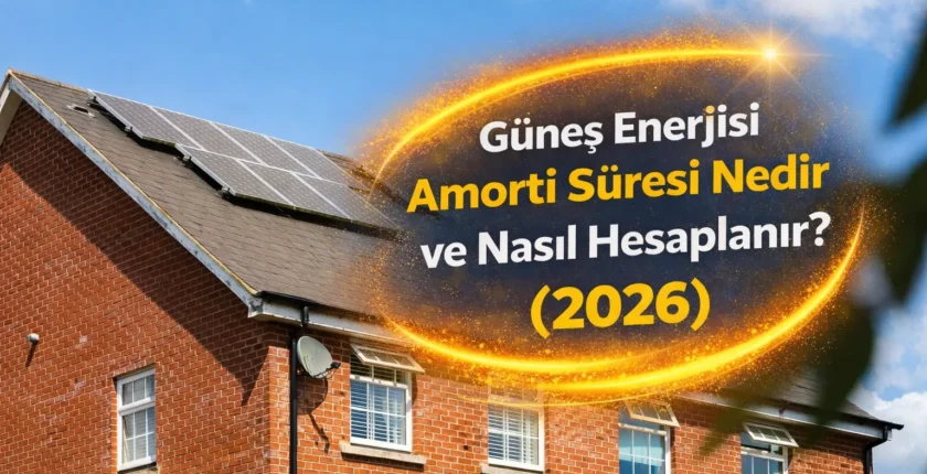 Güneş Enerjisi Amorti Süresi Nedir ve Nasıl Hesaplanır? 2026