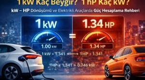1 kW Kaç Beygir? 1 hP Kaç kW? kW – kW hesapla, HP Dönüşümü ve Elektrikli Araçlarda Güç Hesaplama Rehberi