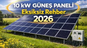 10 kW Güneş Paneli: Eksiksiz Rehber 2026
