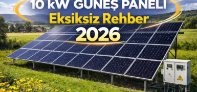 10 kW Güneş Paneli: Eksiksiz Rehber 2026