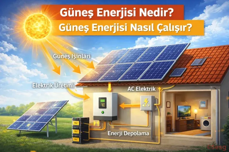 Gunes Enerjisi Nedir Gunes Enerjisi Nasil Calisir 2026 Rehber Solar Energy