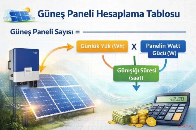 Gunes Paneli Hesaplama Ev Icin Gunes Paneli Hesaplama Solar Energy